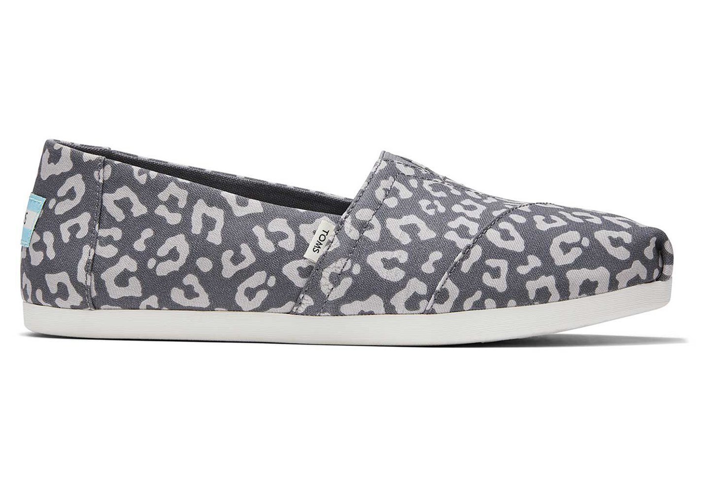 Toms Espadryle Damskie Szare - Alpargata Painted Leopard - 13DIOCNGQ